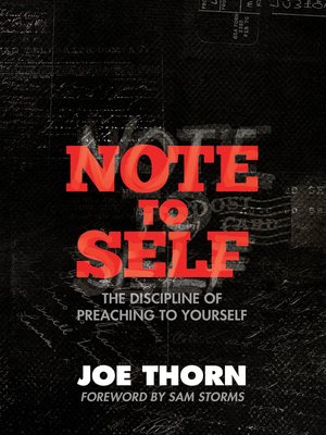 cover image of Note to Self (Foreword by Sam Storms)